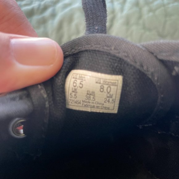 Black Canvas Vans - Picture 3 of 5